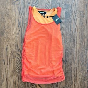 DKNY double mesh shirt